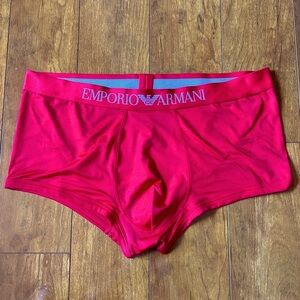 Authentic Emporio Armani GA Logo Men Gym Worn Stretch Boxers Briefs Underwear XL